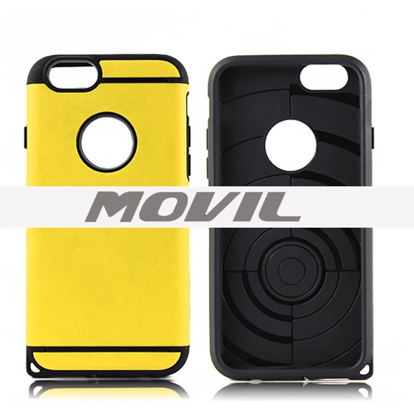 NP-2437 2 en 1 tpu    pc funda  para Apple iPhone 6-0